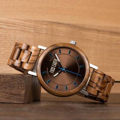 Cirque Walnut Watch 