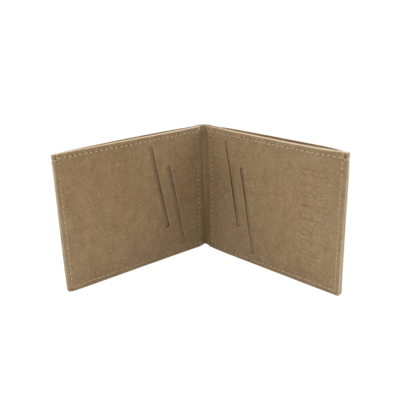 Vegan Wallet - Stone Brown 