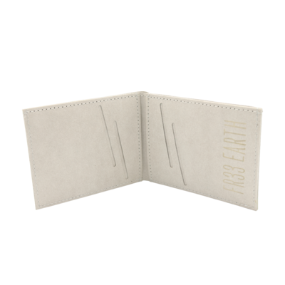 Vegan Wallet - Stone Grey 