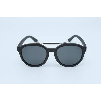 Horizon wood sunglasses with polarized smoke lens