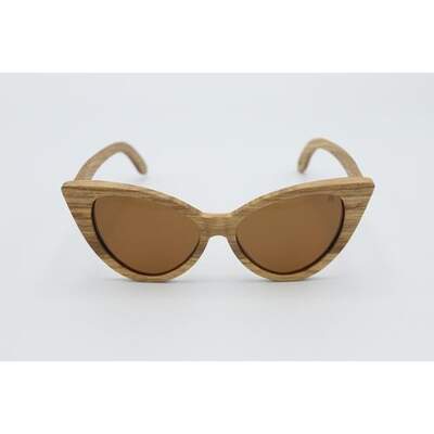 Cat wood sunglasses