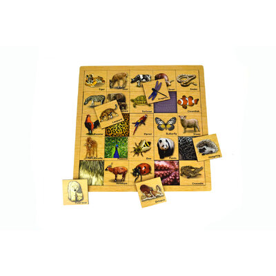 MATCHING PUZZLE ANIMAL SKIN