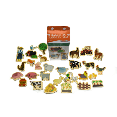 Milk Carton Magnetic Farm Animal