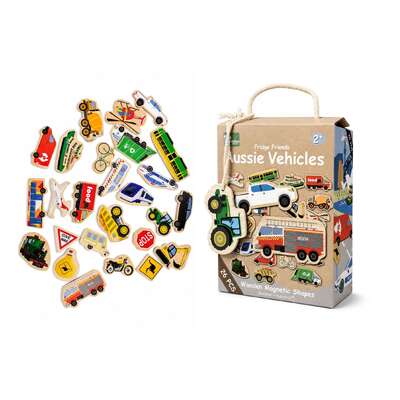 Magnetic Vehicles Set Educational 12.5x5.5x16.5cm