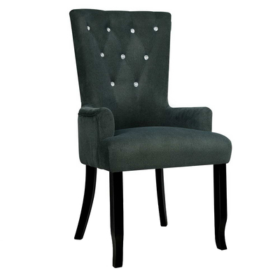 French Provincial Dining Chair - Grey