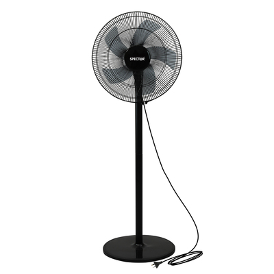 Pedestal Floor Fan Portable Black