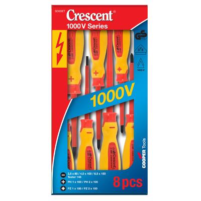 nsulated Electrical Screwdriver Set 8 Piece