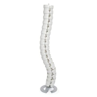 Flexible vertical cable management-White