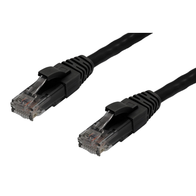 6 Patch Ethernet Cables : black
