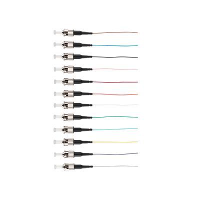12 Pack Rainbow OM3 Multimode Pigtails