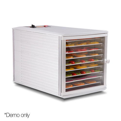 Devanti Stainless Steel Commercial Food Dehydrator with 10 Trays
