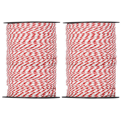 Electric Fence Poly Rope 2X 500M