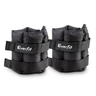 Everfit Set of 2 Wrist Ankle Weights 5kg with Straps