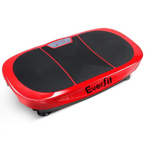 1200W Double Motor & 4D Shake Vibrating Plate Exercise Platform - Red