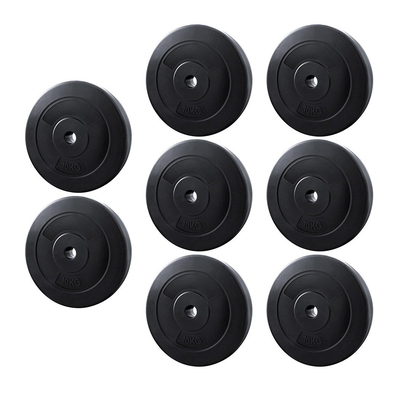 80Kg Barbell Weight Plates Standard Home Gym Press Fitness Exercise