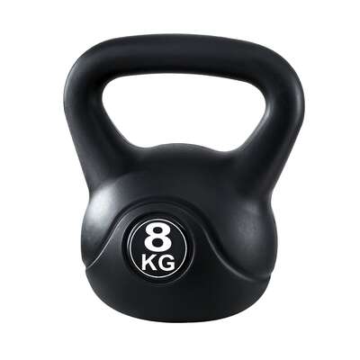 8kg Kettlebell Set Weight Lifting Bench Dumbbells Kettle Bell Gym Home