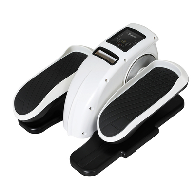 Pedal Exerciser Mini Exercise Bike Elliptical Cross Trainer 50W White