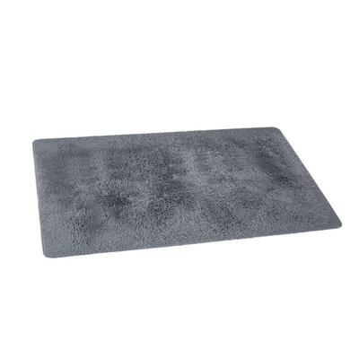  140x200cm Ultra Soft Shaggy Rug Large Floor Carpet Anti-slip Area Rugs Grey