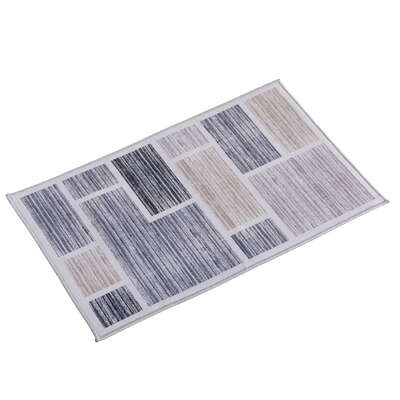 Bath Mat Soft Velvet Non Slip Floor Rug Modern Bathroom Doormat