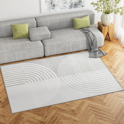 Rug 160x230cm Area Rug Washable Mat Large Carpet Faux Rabbit Fur Cyril