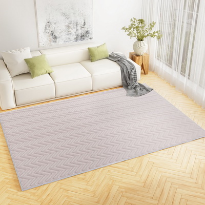Rug 200x290cm Area Rug Washable Mat Large Carpet Microfiber Ripple