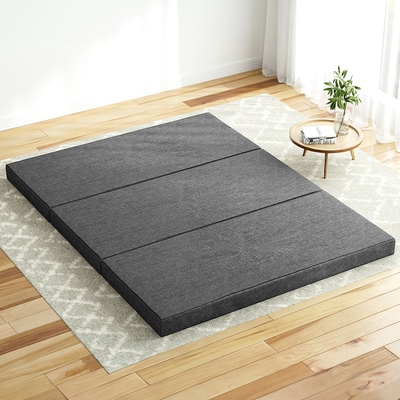 Foldable Mattress Folding Foam Queen Grey