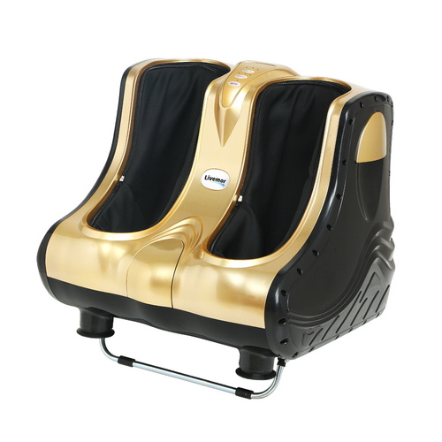 3D Foot Massager Machine Ankle Calf Leg Shiatsu Kneading Rolling Gold