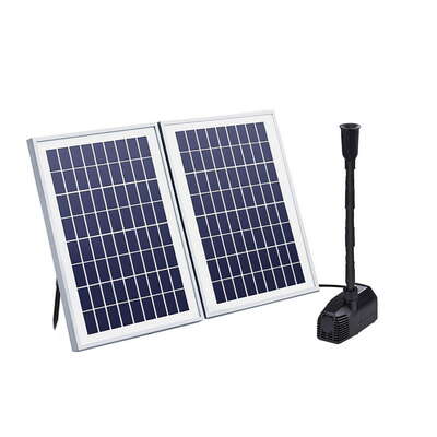 Solar Pond Pump Submersible Water Fountain Kit with 2 Panels 1600L/H