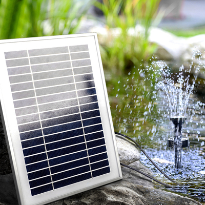 Solar Pond Pump with Battery Kit