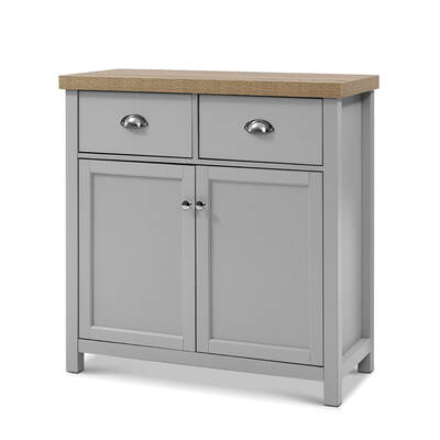 MEDI Sideboard Buffet Storage Cabinet Cupboard Drawer Dresser Table Grey
