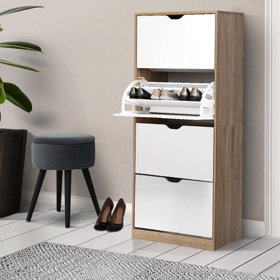 Shoe Cabinet Shoes Storage Rack 60 Pairs Organiser Wooden Shelf Cupboard