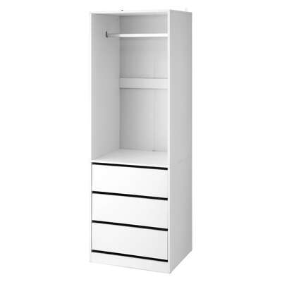 Wardrobe Clothes Closet Storage Organizer White - Stylish Storage Solution for Clothes