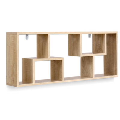 Floating Wall Shelf DIY Mount Storage Display Rack Bookcase Oak