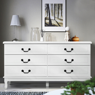 6 Chest of Drawers - KUBI White
