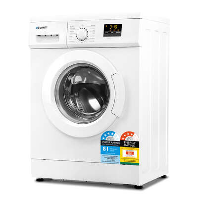 8kg Front Load Washing Machine Quick Wash 24h Delay Start Automatic