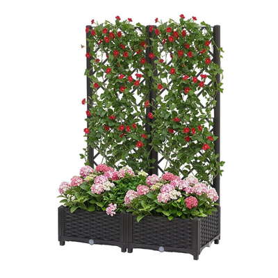 Vertical Raised Garden Bed Self Watering 80x40x122cm | EXTG
