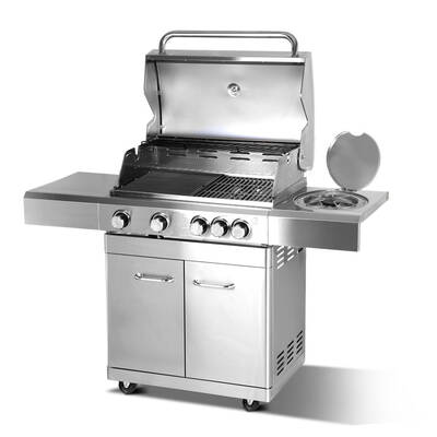 Grizze Outdoor Kitchen Gas BBQ Stainless Steel Grill Barbeque Stove 5 Burners