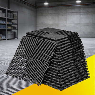 Interlocking Garage Floor Tiles 20 Pack Drainage | EXTG
