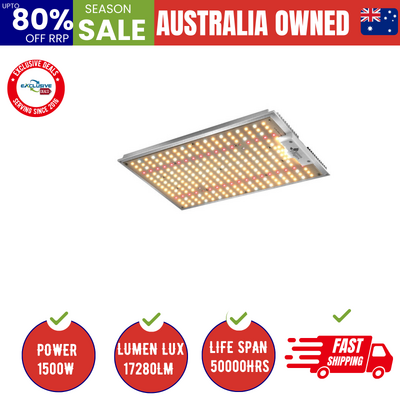1500W LED Grow Light - Full Spectrum for All Plant Growth Stages