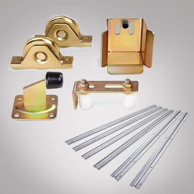 Roller Guide Gate Opener Track Stopper Sliding Hardware Accessories
