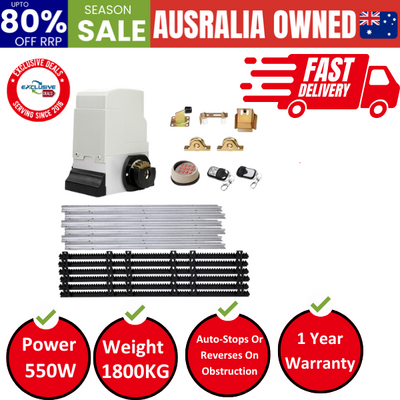 Sliding Gate Opener 1800Kg Keypad 6M Rail