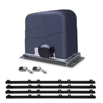 LockMaster Automatic Sliding Gate Opener Electric 1200kg Door 4M Remote Control