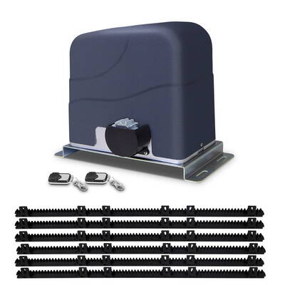 LockMaster Automatic Sliding Gate Opener Electric 1200kg Door 6M Remote Control
