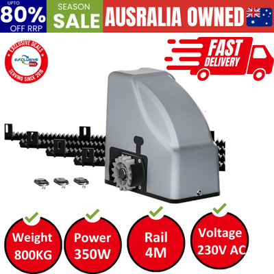 Automatic Sliding Gate Opener Kit 4M 800KG