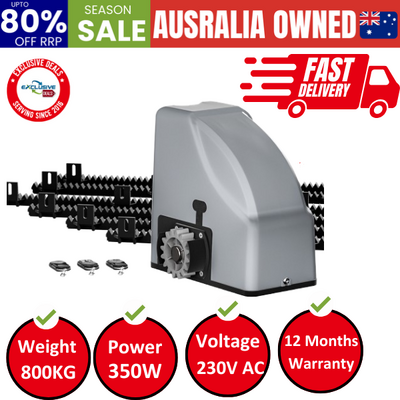 Automatic Sliding Gate Opener Kit Keypad 6M 800KG