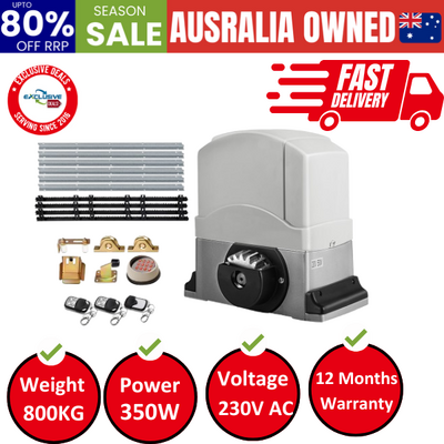 Electric Sliding Gate Opener 800KG Keypad 4M