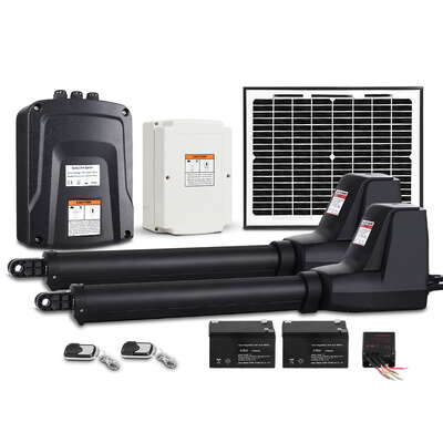 LockMaster Swing Gate Opener Auto 10W Solar Power Electric Remote Control 800KG