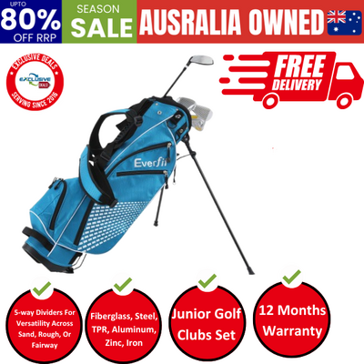 Golf Clubs Set Junior Right Handed Golf Wedges Iron Golf Stand Bag