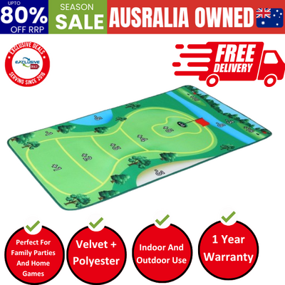 Golf Chipping Game Mat Indoor Outdoor Practiceâ Training Aid Set