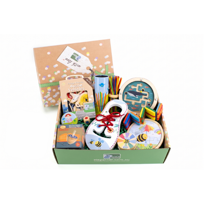 Wooden Toy Play Set 9x4.5x8.5cm